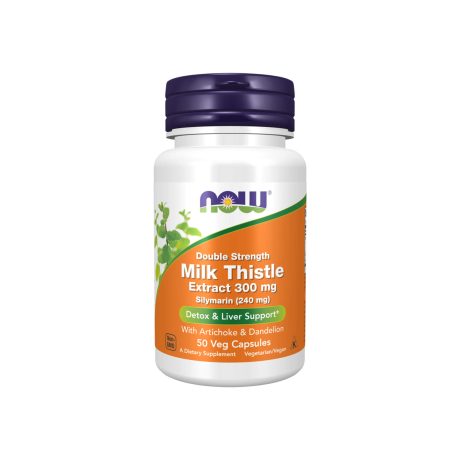 Milk Thistle Now 300mg Silymarin 240mg With Artichoke and Dandelion