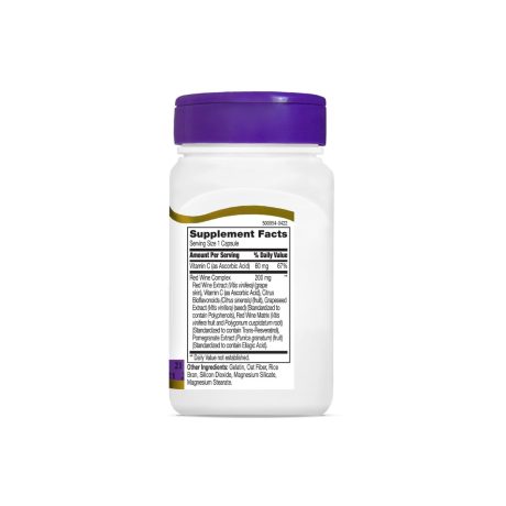 Resveratrol Red Wine Extract 21st Century Details
