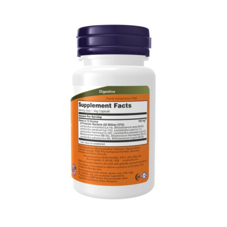 Probiotics Now 25 Billion Supplement Facts