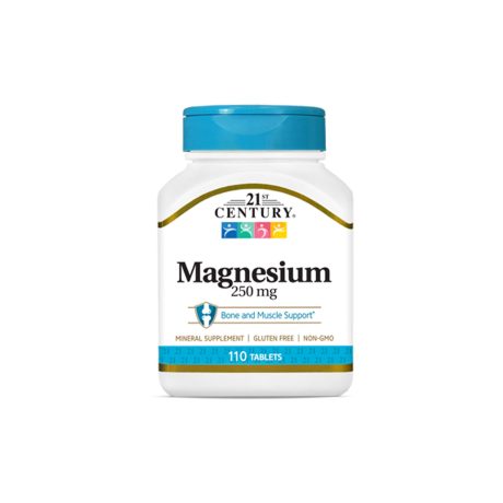 21st Century Magnesium 250mg 110 Tablets