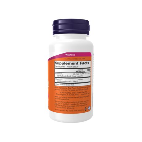 D3 & K2 Vitamin Now Details