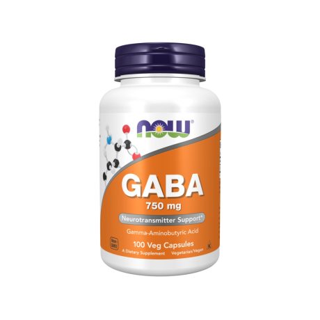 GABA Now 750mg 100 Veg Capsules