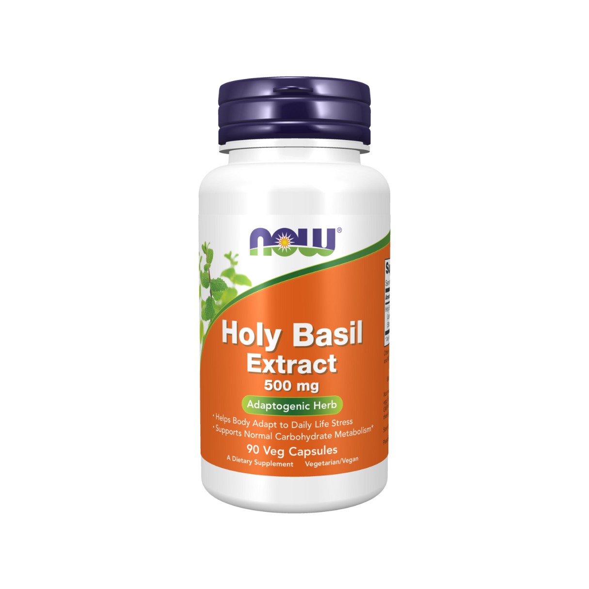 Holy Basil Extract Now 500mg 90 Veg Capsules SWANZA