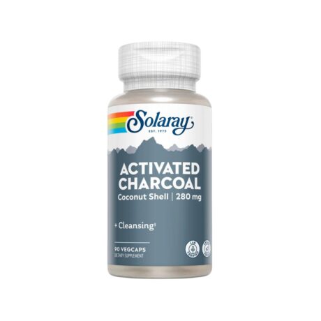 Solaray Activated Charcoal 280mg 90 Veg Caps