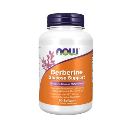 Now Berberine With MCT Oil Glucose Support 90 Softgels