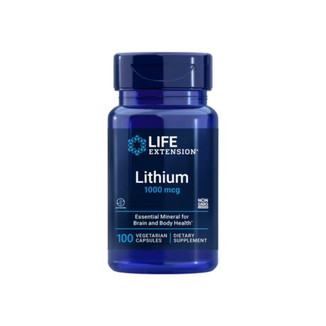 Life Extension Lithium Supplement 1000mcg 100 caps
