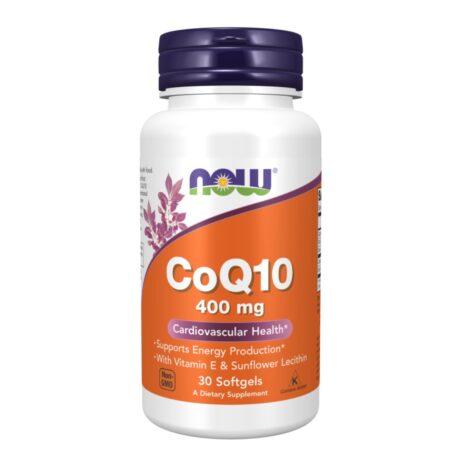 Now Coenzyme Q10 400mg with 30 Veg Caps