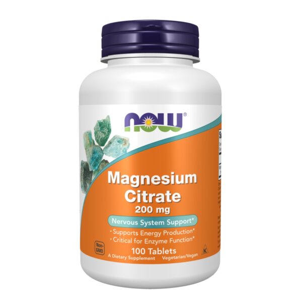 Now Magnesium Citrate 100 Tablets
