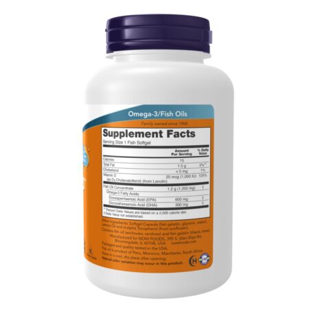 Now Ultra Omega 3-D Fish Oil (Fish Gelatin) Fish 90 Softgels info