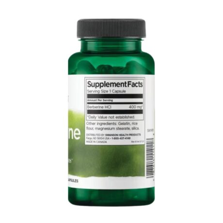 Swanson Premium Berberine 400mg 60 Capsules Info