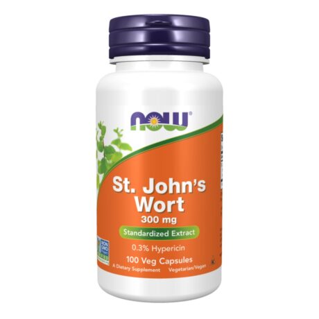 Now Foods St. John's Wort 300mg 100 Veg Capsules