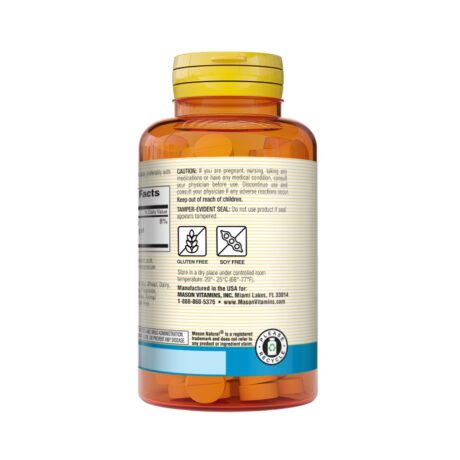 Mason Natural Magnesium Gluconate 550mg 100 Tablets Details