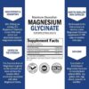 BioSchwartz Magnesium Glycinate Maximum Absorption 500mg Capsules 120 Mini Caps Facts (1)